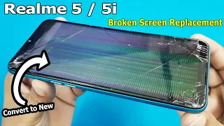 Realme 5 and Realme 5i Broken Screen Replacement | Mobile Display Restoration | How To Replace???