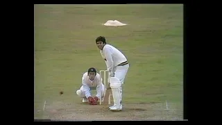 MAJID KHAN 109 ENGLAND v PAKISTAN ODI #1 TRENT BRIDGE AUGUST 31 1974 CHRIS OLD DEREK UNDERWOOD