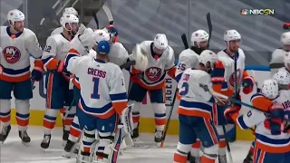 Jordan Eberle Keeps Series Alive With Game 5 OT Winner, Seymon Varlamov Celebrates