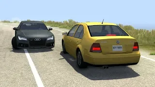 Instant Karma & Car Near Misses (Close Calls) 4 - BeamNG Drive