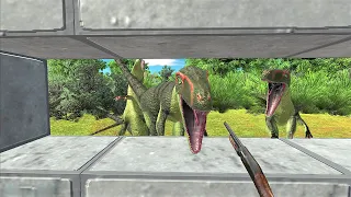 【Take 7】Survive in the grasslands with dinosaurs. FPS perspective! | Animal Revolt Battle Simulator