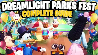 Dreamlight Parks Fest COMPLETE GUIDE! Free Items, Popcorn Buckets and MORE! | Dreamlight Valley