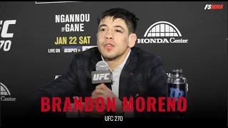 Brandon Moreno UFC 270 full post-fight interview
