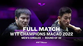 FULL MATCH | FAN Zhendong vs WONG Chun Ting | MS R32 | WTT Champions Macao 2022