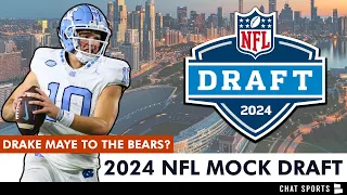 NEW 2024 NFL Mock Draft After Regular Season: 1st Round Projections Ft. Drake Maye To Bears