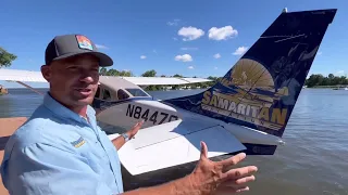 Seaplane pilot Mark Palm of Samaritan Aviation talks about flying a Cessna 206 in Papua New Guinea