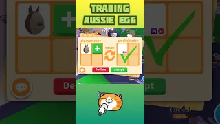 What People Trade For AUSSIE EGG in Adopt me #shorts #adoptme