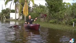 Flagler Beach neighborhoods treading through floodwaters left by Ian