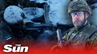 Ukraine war will be the END of Putin’s regime, says Estonian colonel training 80 miles from Russia