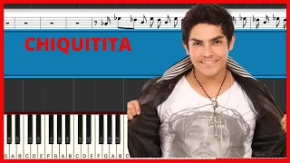 Chiquitita - Patrick Romantik, Hermanos Yaipén y Erick Elera | Piano Tutorial | Midi