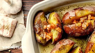 Incredibly SIMPLE and TASTY food | Baked POTATOES WITH FAT | Dish in 30 minutes | ievgene Klopotenko