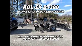 Rol-Ex BT300 hinattava lautasmuokkain