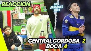CENTRAL CORDOBA 2 BOCA 4 - Reacciones de Hinchas de River - LIGA ARGENTINA