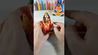 DIY Clay Parvati Ji 😍😍😍 | Making Parvati Ji With Soft Clay ❤️🙏 | Shiv Parvati ❣️💕 #shorts