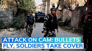 CCTV Captures Terrorist Attack In Jammu & Kashmir's Pulwama