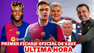 🚨ULTIMA HORA: EL PRIMER FICHAJE OFICIAL DE XAVI - LAPORTA COMUNICADO OFICIAL - ULTIMAS NOTICIAS