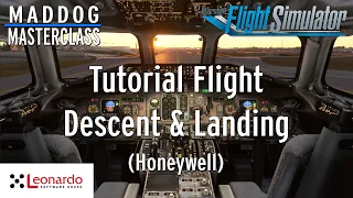 MD-82 Maddog Masterclass Part 6.3: Tutorial Flight (Honeywell) Descent & Landing | MSFS