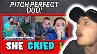 @MarcusVeltri and @RobLandes Collab, Pitch Perfect Musical Duo | TheCuriousBrit Reacts