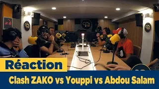 Réaction ta3 l'équipe Session Live 3la l Clash ZAKO vs Youppi vs Abdou Salam