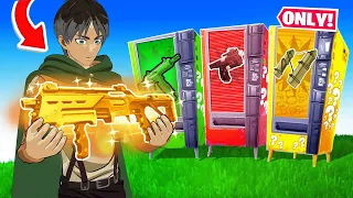 The VENDING MACHINE *ONLY* Challenge in Fortnite!