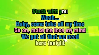 Ariana Grande and Justin Bieber - Stuck With U - Karaoke Version from Zoom Karaoke
