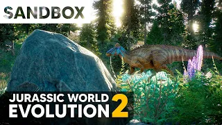 Zona de Visitantes y Dinosaurios sin Vallas: Nuevo Sandbox #1 | Jurassic World Evolution 2