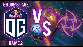 OG vs NIP GAME 2: Group Stage The International 2019