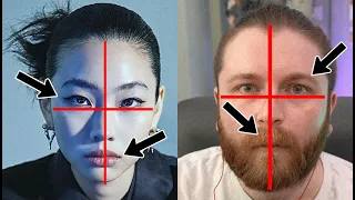 Why Hoyeon Jung's & Vaush's Look Is Unique | Analyzing Celebrity Faces Ep. 69
