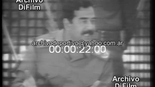 Propuesta de Alemania para enjuiciar a Saddam Hussein - DiFilm (1991)