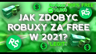 🤑JAK ZDOBYĆ 1000 ROBUX ZA DARMO! *działa* ROBUX ZA FREE (2021)