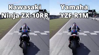 Ride 5 - Kawasaki Ninja ZX-10RR vs Yamaha YZF-R1M - Drag Race