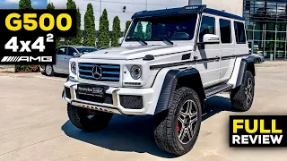 MERCEDES G500 4x4 Squared BRUTAL Offroad V8 Full Review Exhaust Interior Exterior
