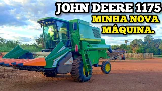 CHEGOU MINHA NOVA COLHEITADEIRA JOHN DEERE 1175 // FARM LIFE