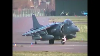 A couple of Harrier departures from RAF Coningsby, from the archives (2007) #light #the #toasters