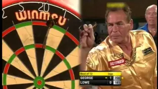 Bobby George  Makes Old Stoneface Laugh - 11 darter