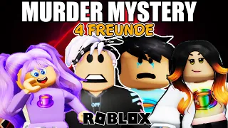 4 Freunde spielen MM2 bei ROBLOX!