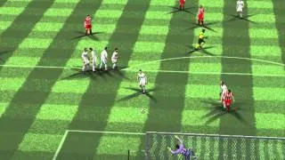 PES 2014 (PS2) - Super Goal from Free Kick!