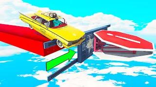 GTA 5: RACING IN MY SUPER TAXI WITH CHOP & BOB