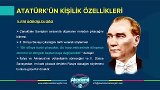 Atatürk'ün Kişilik Özellikleri