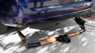 How to install a Trailer Tow Hitch Receiver Bar - CURT 13105 Class 3 Toyota Sienna
