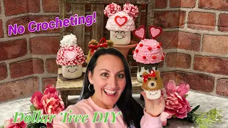 VALENTINE TOPPERS ❤️ | VALENTINE MINI MUG HATS | DOLLAR TREE DIY