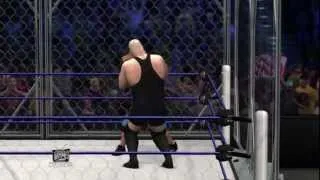 John Cena vs Big Show Steel Cage Match No Way Out PPV Complete Match Sim