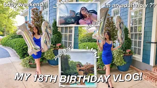 MY 18TH BIRTHDAY VLOG!! *bday weekend! grwm, six flags, etc!*