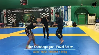 Ilez Khashagulgov -  Pavel Botov  WAY BJJ RUSSIA OPEN 2021/ADULT NOGI /Brown /80 kg