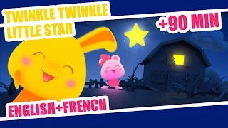 Twinkle Twinkle Little Star | French Nursery Rhyme + 80min of kids songs