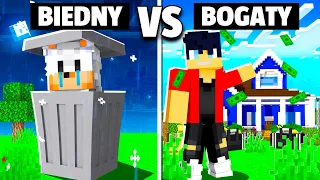 BIEDNY VS BOGATY W MINECRAFT!