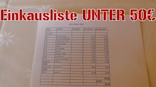 Einkaufsliste UNTER 50€ | Feuerwerk für wenig Geld [1080p Full HD]