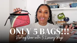 STARTING OVER WITH 5 HANDBAGS 😱 and what's new in my luxury handbag collection | MONROE STEELE