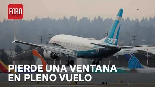 Avión pierde una ventana en pleno vuelo y aterriza de emergencia - Las Noticias