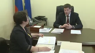 Вице-губернатор Свердловской области Сергей Бидонько провел личный прием граждан
